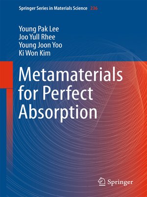 cover image of Metamaterials for Perfect Absorption